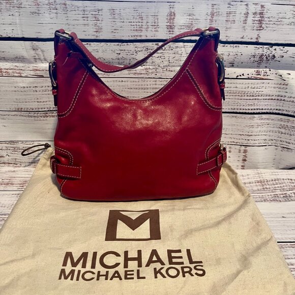 Michael Kors red shoulder bag - Picture 2 of 8